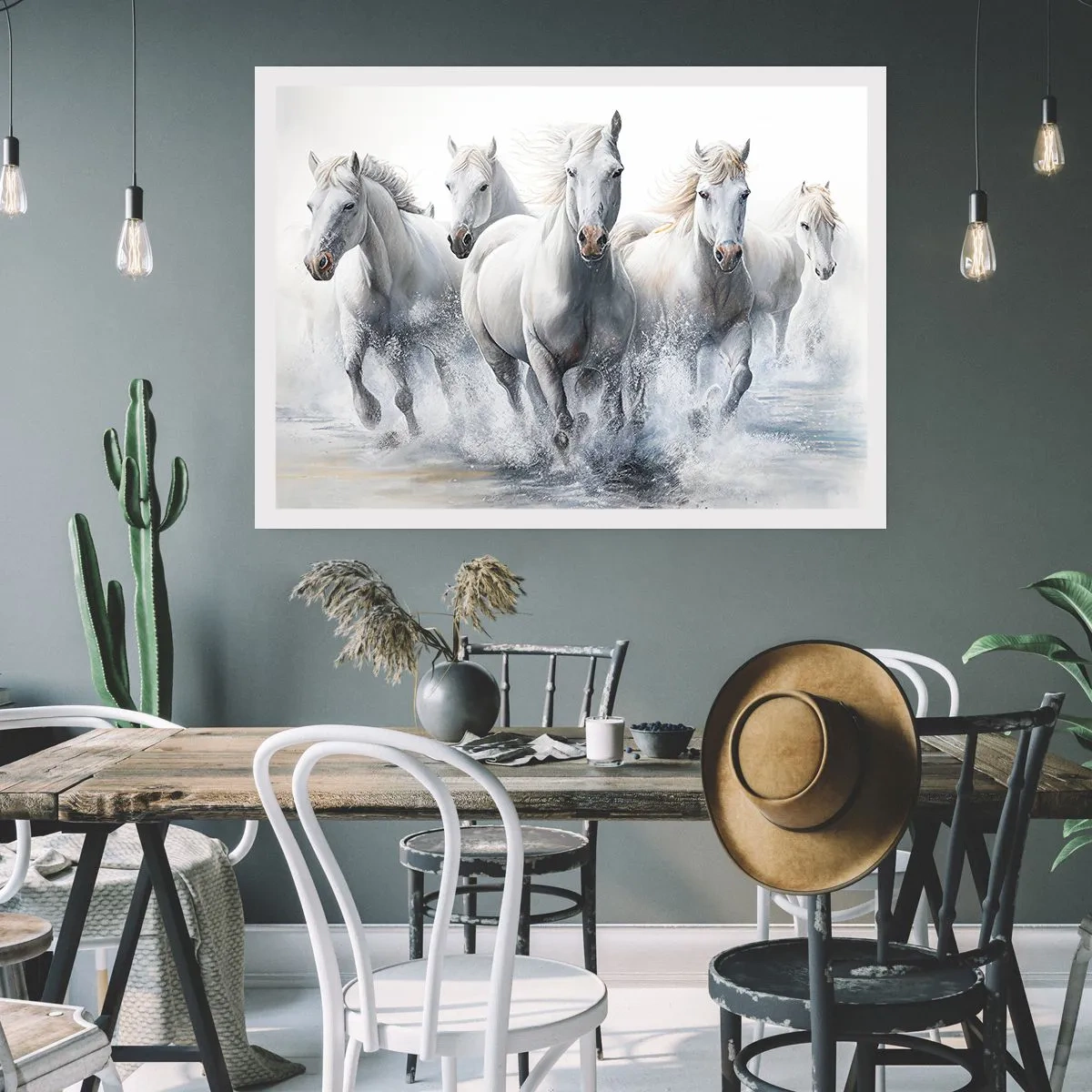 Affiche - Poster - Magie blanche - 70x50 cm