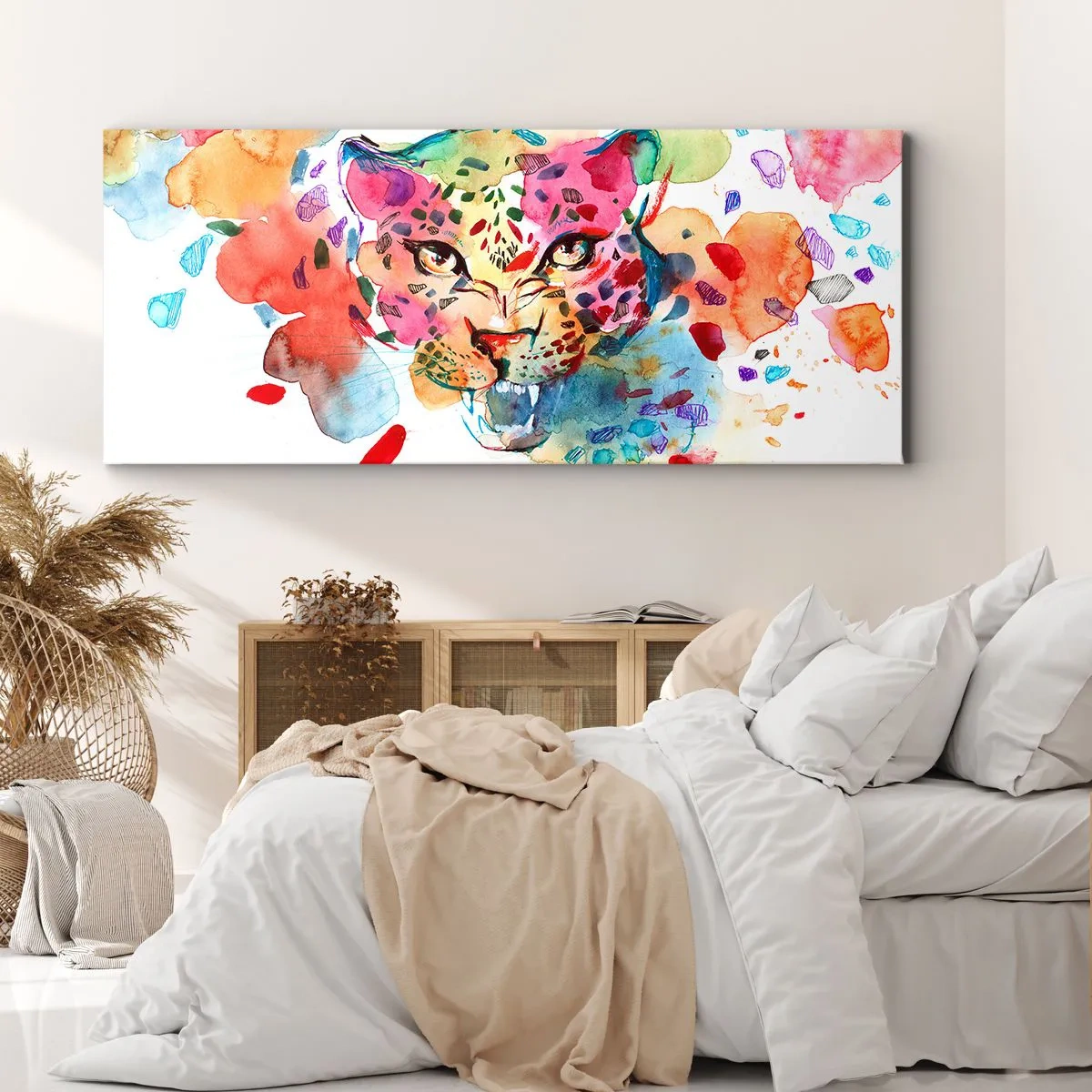 Impression sur toile - Image sur toile - La belle et la Bête - 100x40 cm