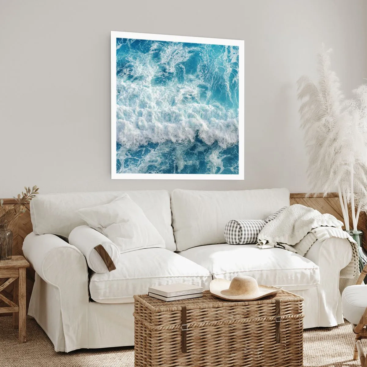 Affiche - Poster - Joyeusement et en sautant - 30x30 cm