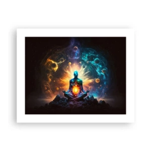 Affiche - Poster - Paix cosmique - 50x40 cm