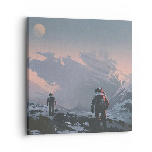 Impression sur toile - Image sur toile - Sous une étoile inconnue - 30x30 cm