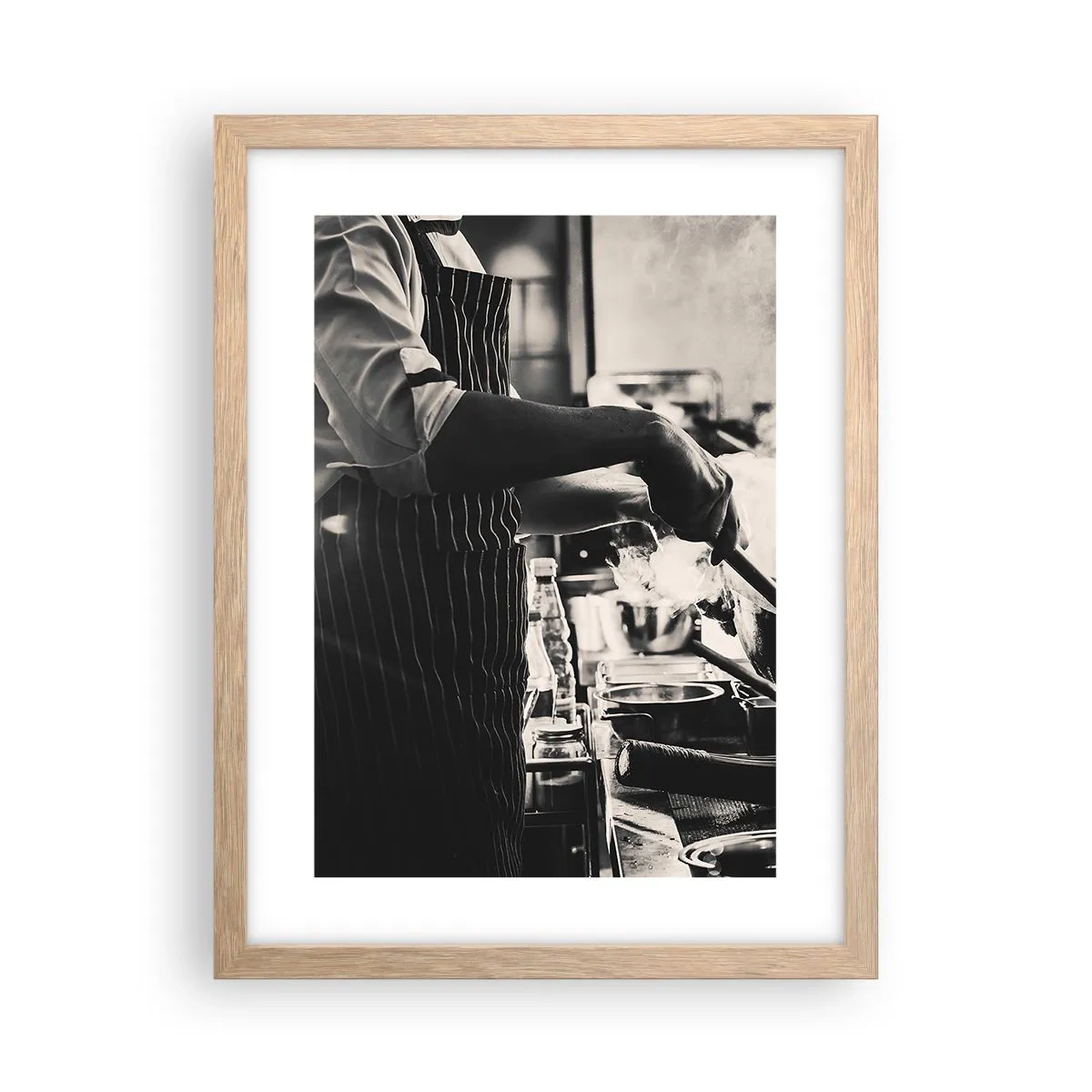 Affiche dans un chêne clair - Poster - Alchimie des saveurs - 30x40 cm