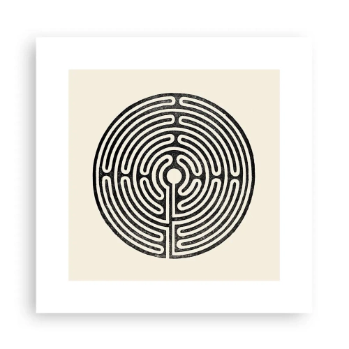 Affiche - Poster - Ordre mystérieux - 30x30 cm