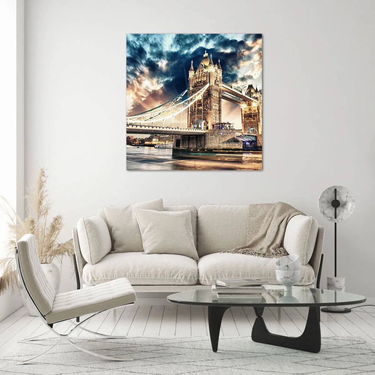 Impression sur verre - Image sur verre - Monument de l'empire victorien - 30x30 cm