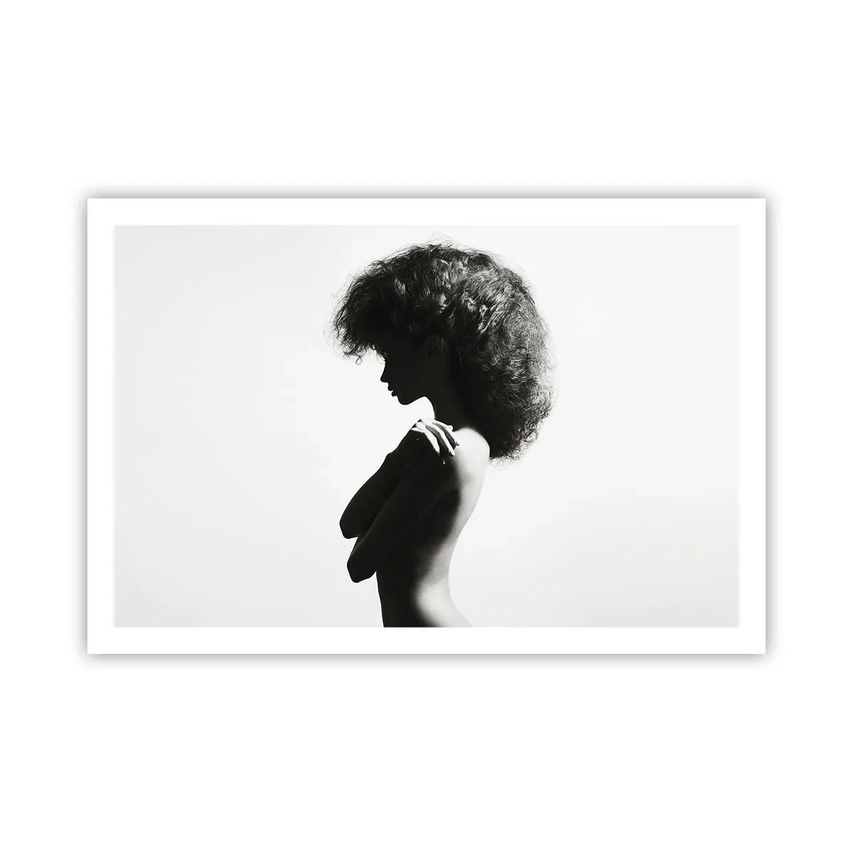Affiche - Poster - Comme une fleur au bout d'une fine tige - 91x61 cm