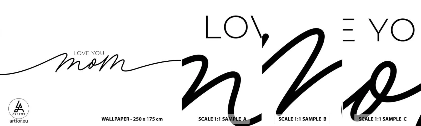 Échantillon de Papier Peint Autocollant Deluxe Sticker - Grand chamboulement - Typographie, Affirmation, Maxime - 100x30 cm