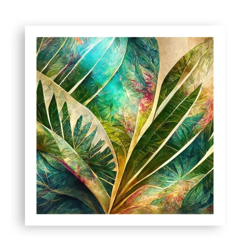 Affiche - Poster - Les couleurs des tropiques - 60x60 cm