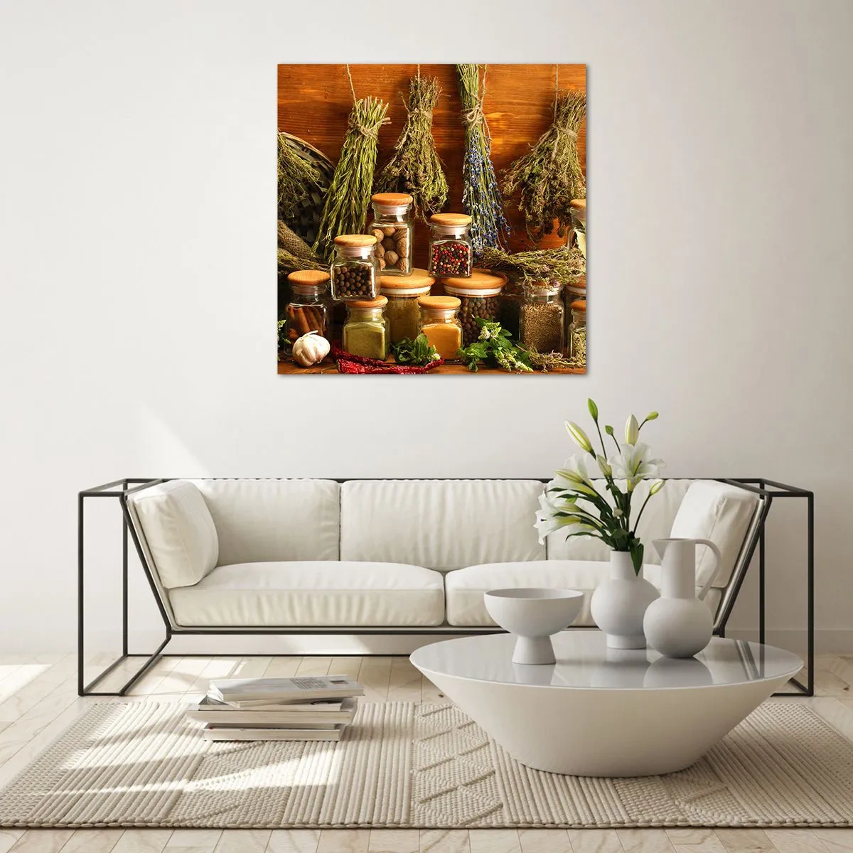 Impression sur verre - Image sur verre - Sortilèges de cuisine - 60x60 cm