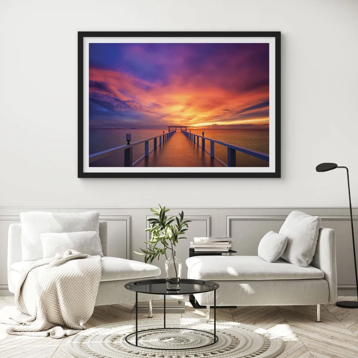 Affiche dans un cadre noir - Poster - Sans fin - 50x40 cm