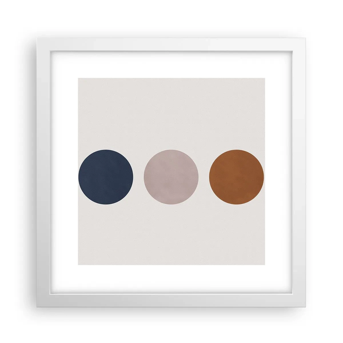 Affiche dans un cadre blanc - Poster - Symbole d'excellence - 30x30 cm