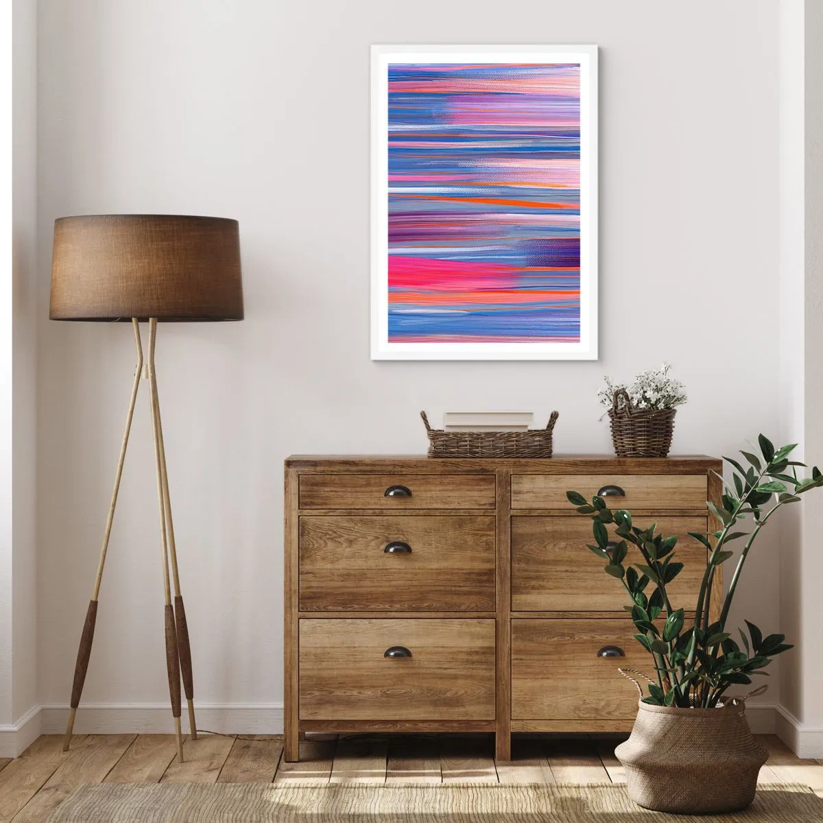 Affiche dans un cadre blanc - Poster - Ascension - 50x70 cm