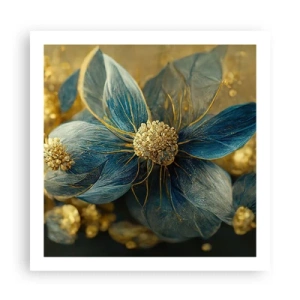 Affiche - Poster - Fleurir avec de l'or - 60x60 cm