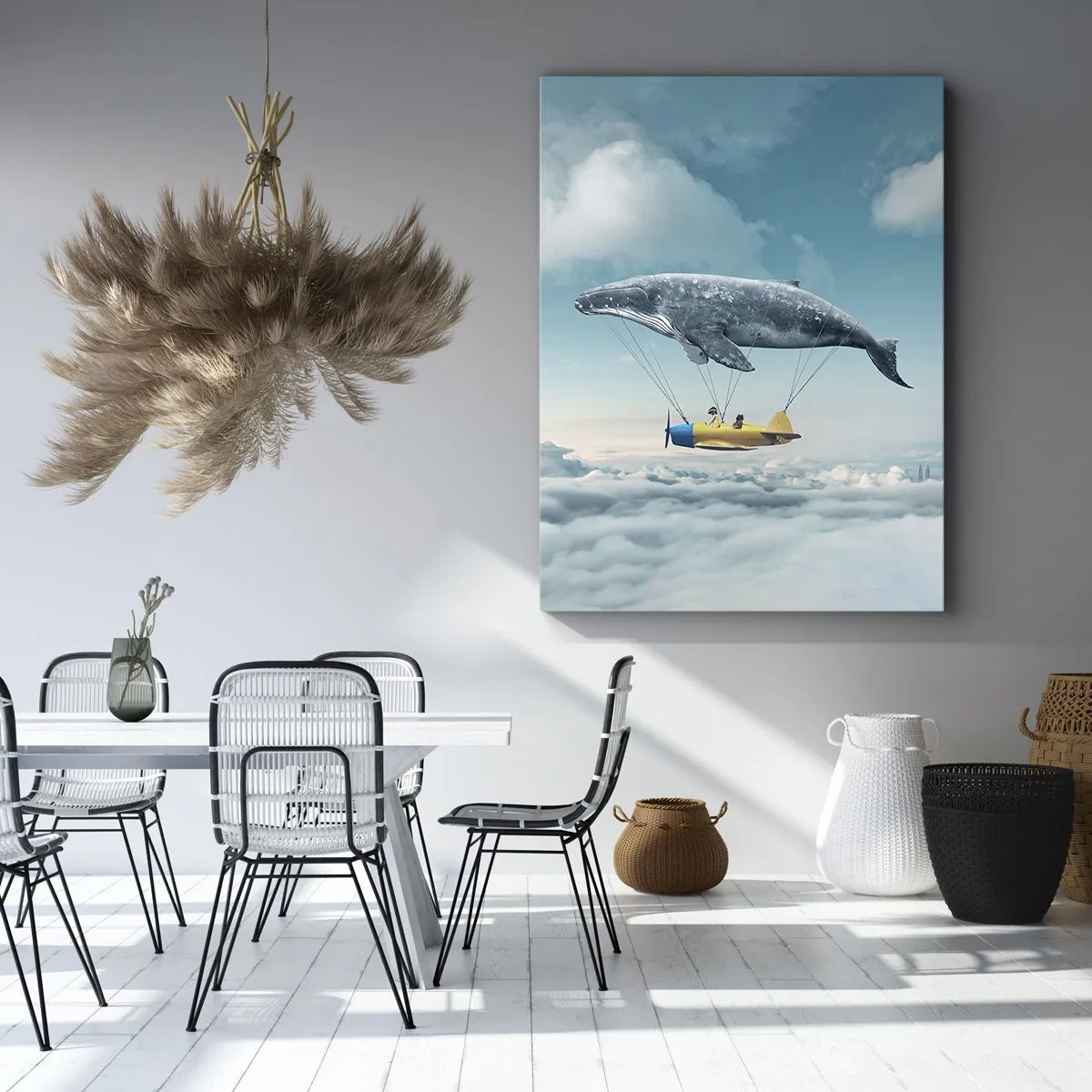 Impression sur toile - Image sur toile - Pourquoi pas? - 45x80 cm