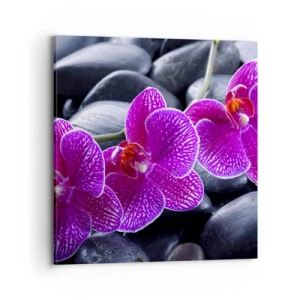 Impression sur toile - Image sur toile - Les pierres brillaient de joie - 70x70 cm