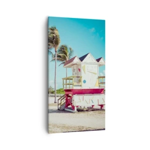 Impression sur toile - Image sur toile - Une belle journée devant toi - 55x100 cm