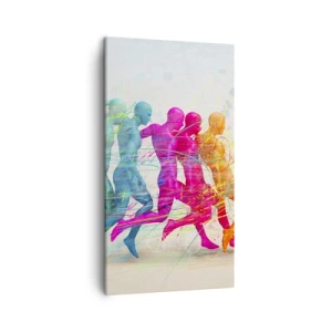 Impression sur toile - Image sur toile - Harmonie du mouvement - 45x80 cm