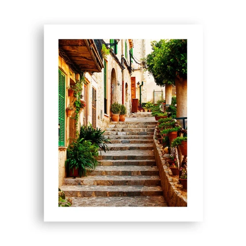 Affiche - Poster - Le charme des vacances espagnoles - 40x50 cm