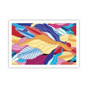 Affiche - Poster - Un désordre coloré - 91x61 cm