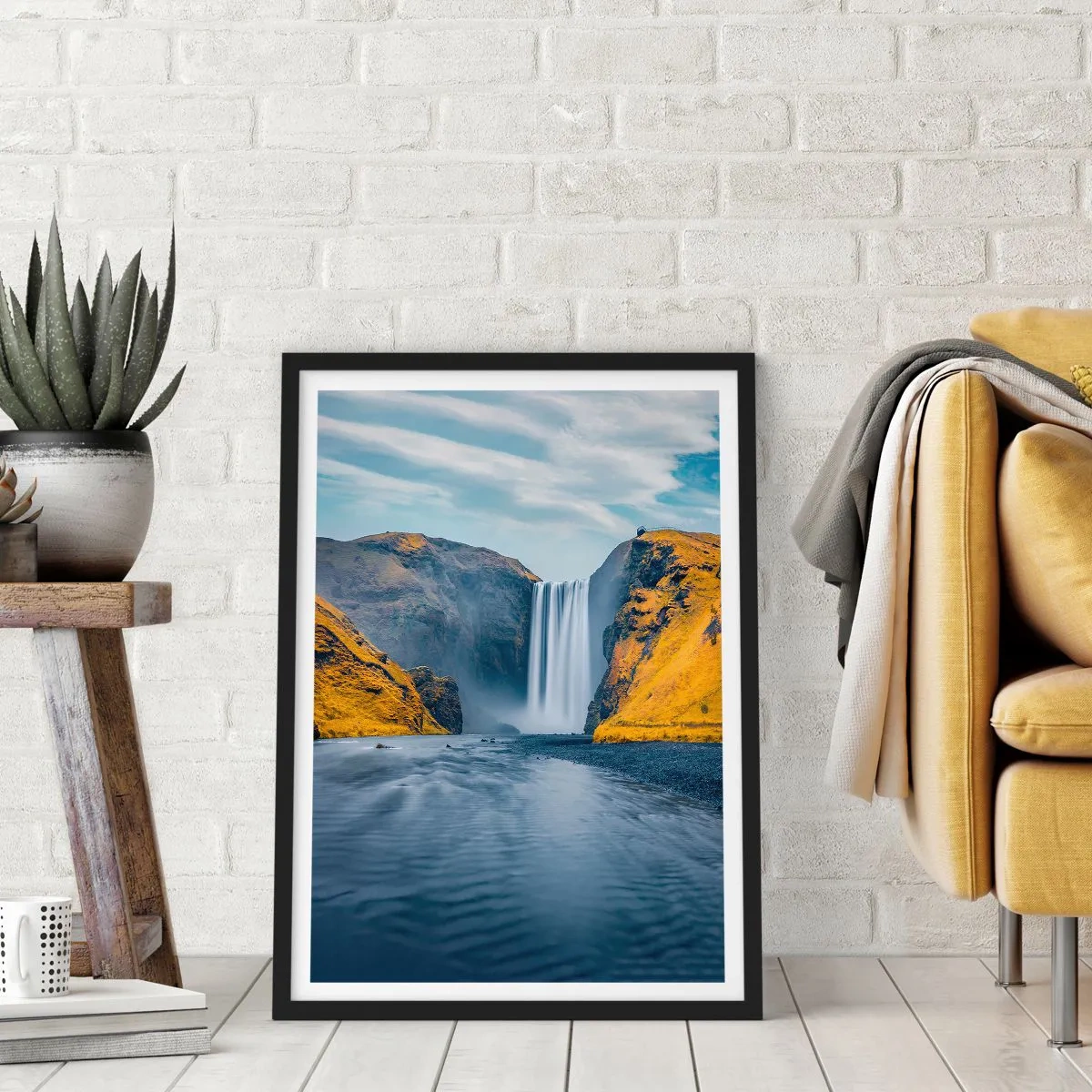 Affiche dans un cadre noir - Poster - Durée éternelle, mouvement éternel - 30x40 cm