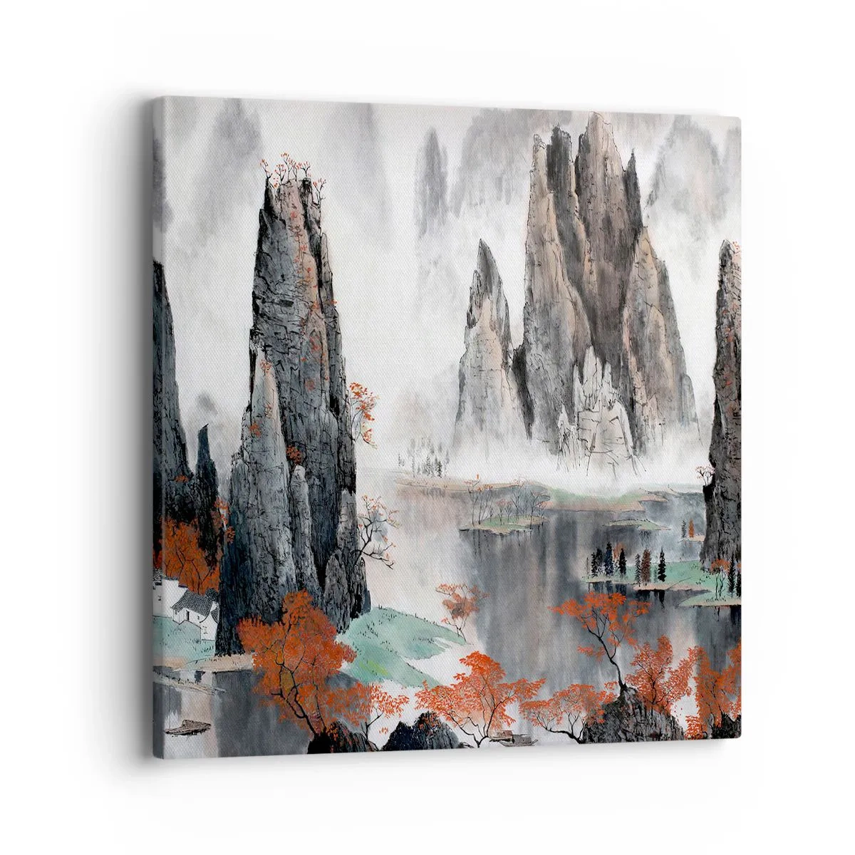 Impression sur toile - Image sur toile - De puissants gardiens - 40x40 cm