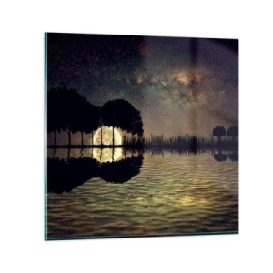 Impression sur verre - Image sur verre - Nuit au bout du monde - 30x30 cm