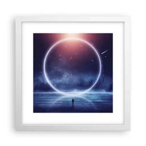 Affiche dans un cadre blanc - Poster - Ils sont déjà là... - 30x30 cm