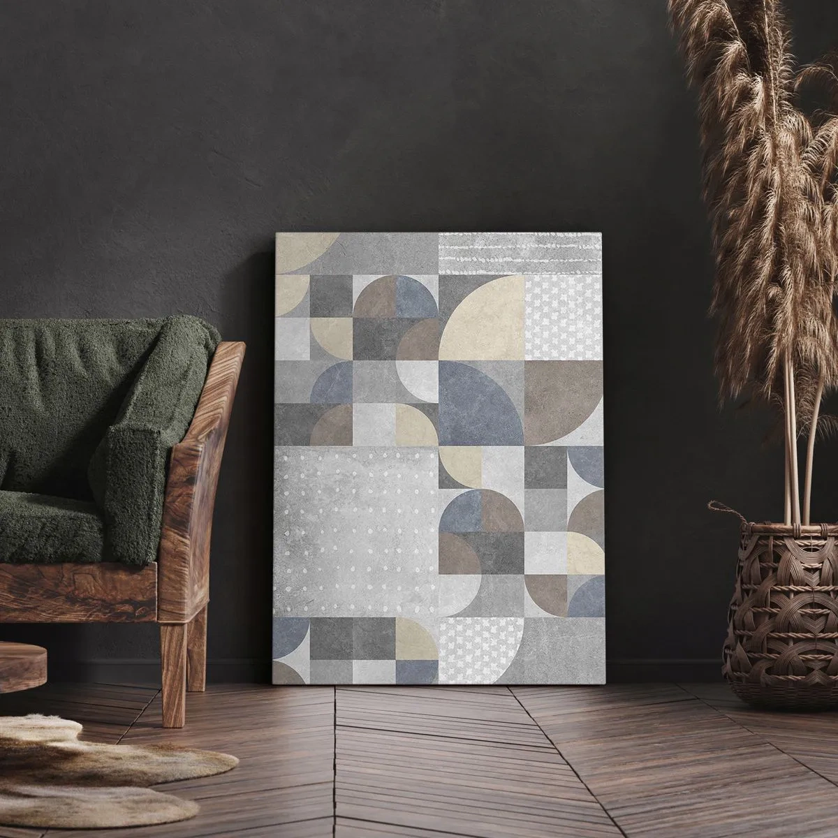 Impression sur toile - Image sur toile - Fantaisie de la céramique - 55x100 cm