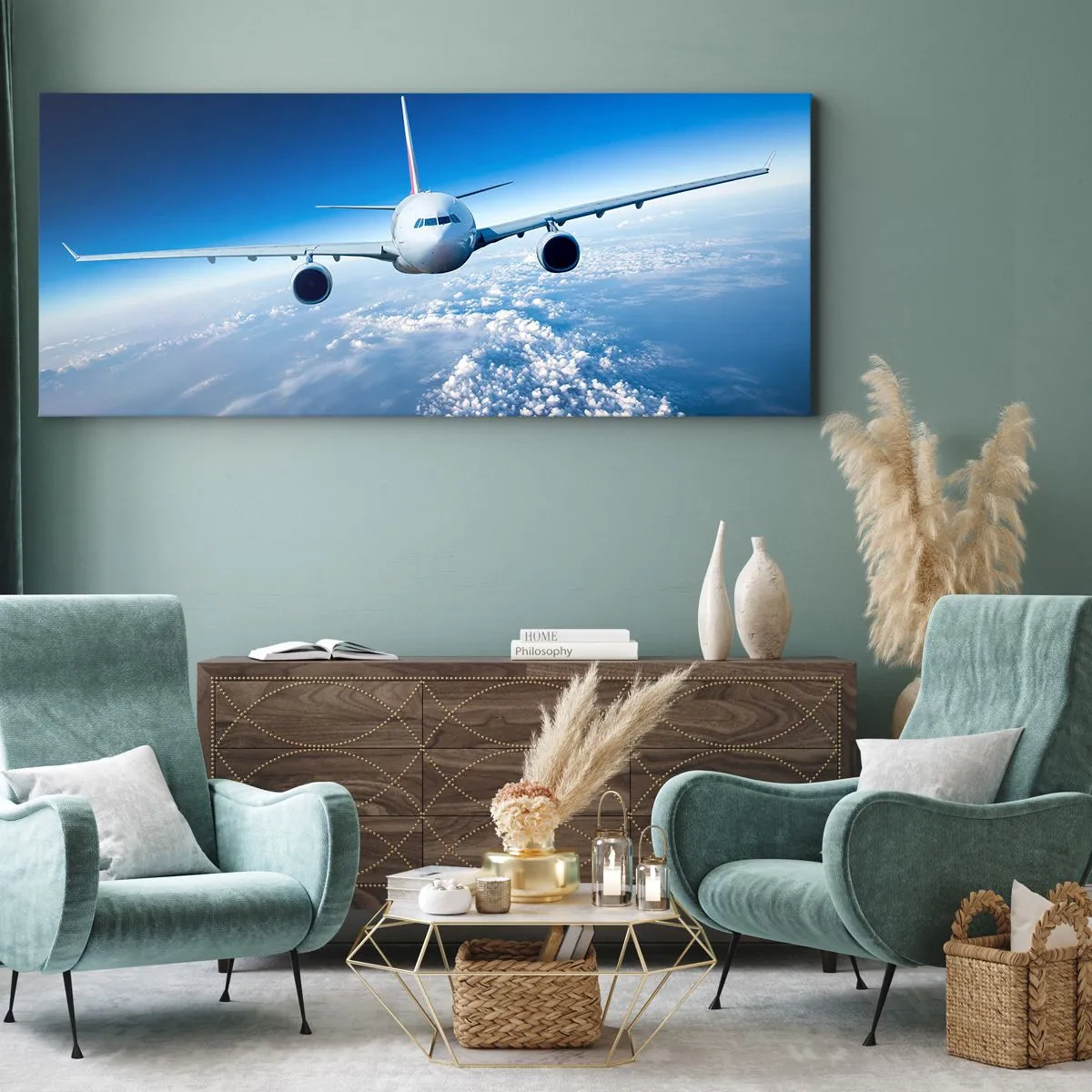 Impression sur toile - Image sur toile - Je vole parce que je le veux - 100x40 cm