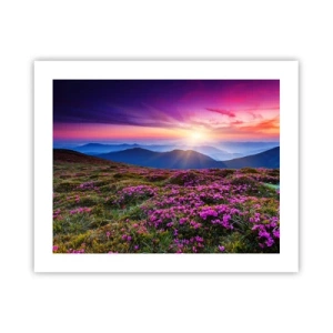 Affiche - Poster - Les herbes sentaient les grappes fraîches de la récolte - 50x40 cm