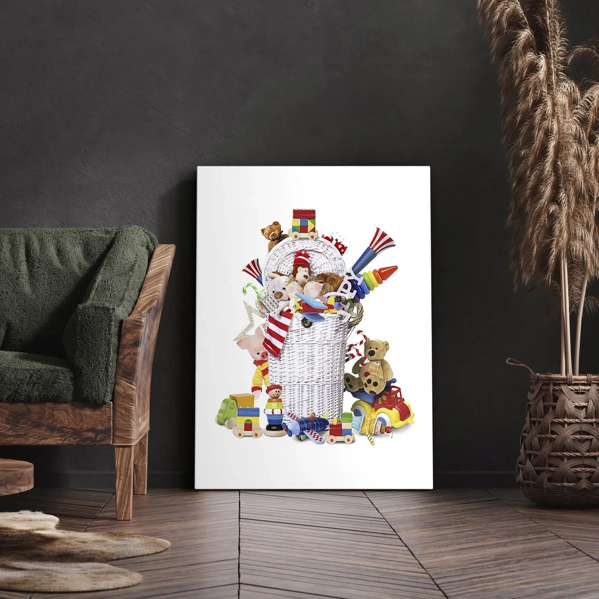 Impression sur toile - Image sur toile - Trésors des tout-petits - 45x80 cm