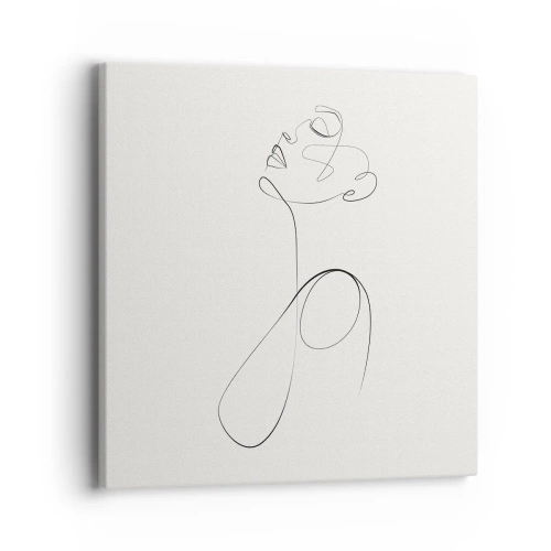 Impression sur toile - Image sur toile - En boucle dans les rêves - 40x40 cm