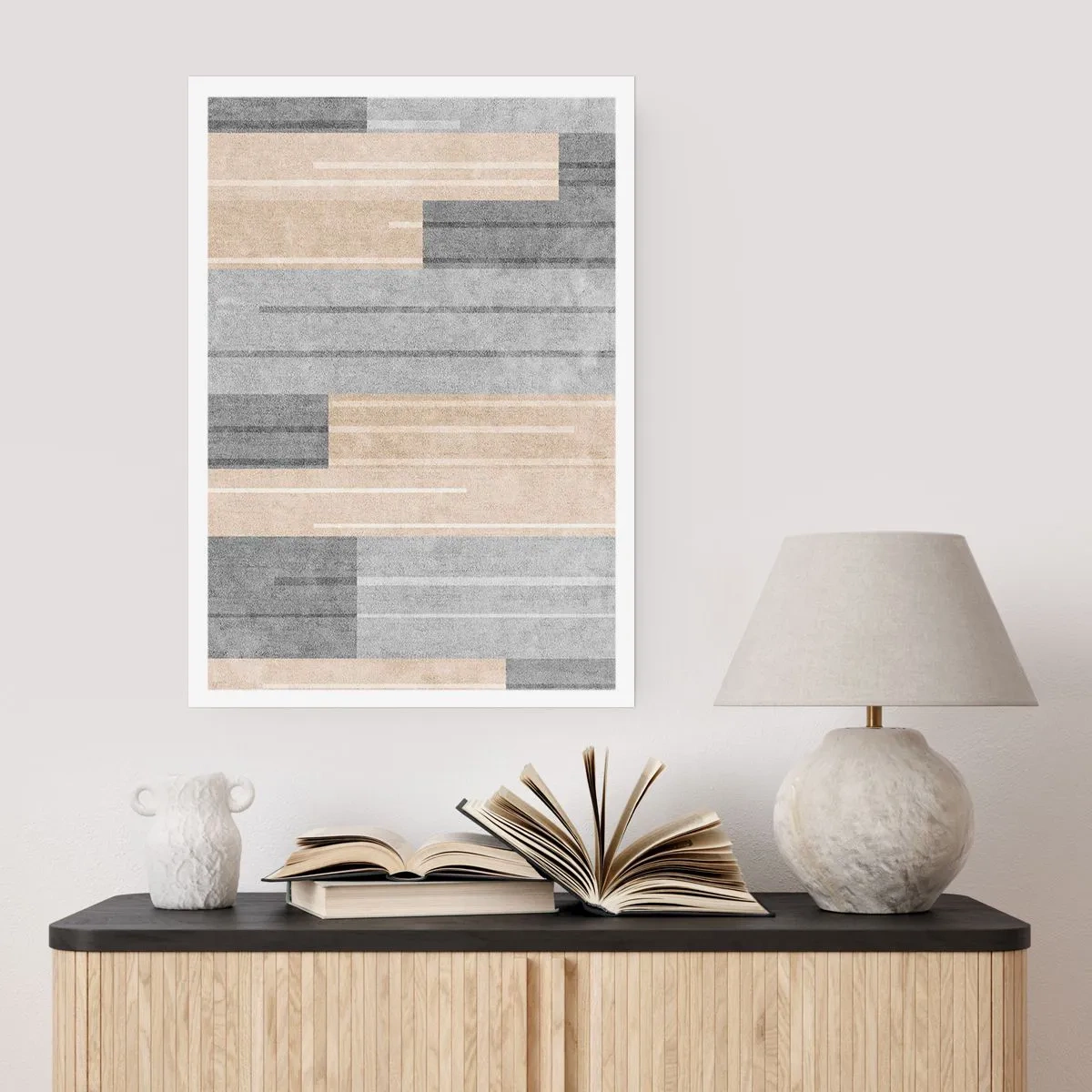 Affiche - Poster - Composition : se tenir droit - 30x40 cm