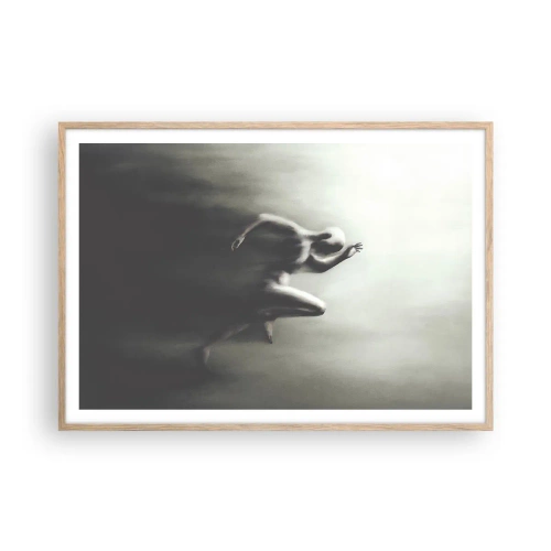 Affiche dans un chêne clair - Poster - Inarrêtable - 100x70 cm