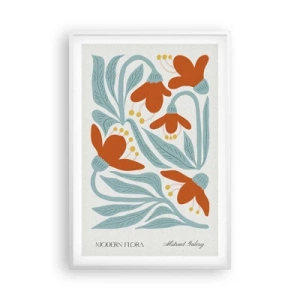 Affiche dans un cadre blanc - Poster - Vers la terre, vers le soleil - 61x91 cm