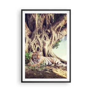 Affiche dans un cadre noir - Poster - Vue du Livre de la Genèse - 61x91 cm