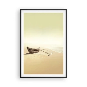 Affiche dans un cadre noir - Poster - Mémoire des mers du sud - 61x91 cm