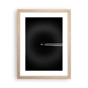 Affiche dans un chêne clair - Poster - Dans une autre dimension - 30x40 cm