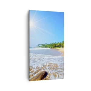 Impression sur toile - Image sur toile - Un endroit exotique pour vous - 55x100 cm