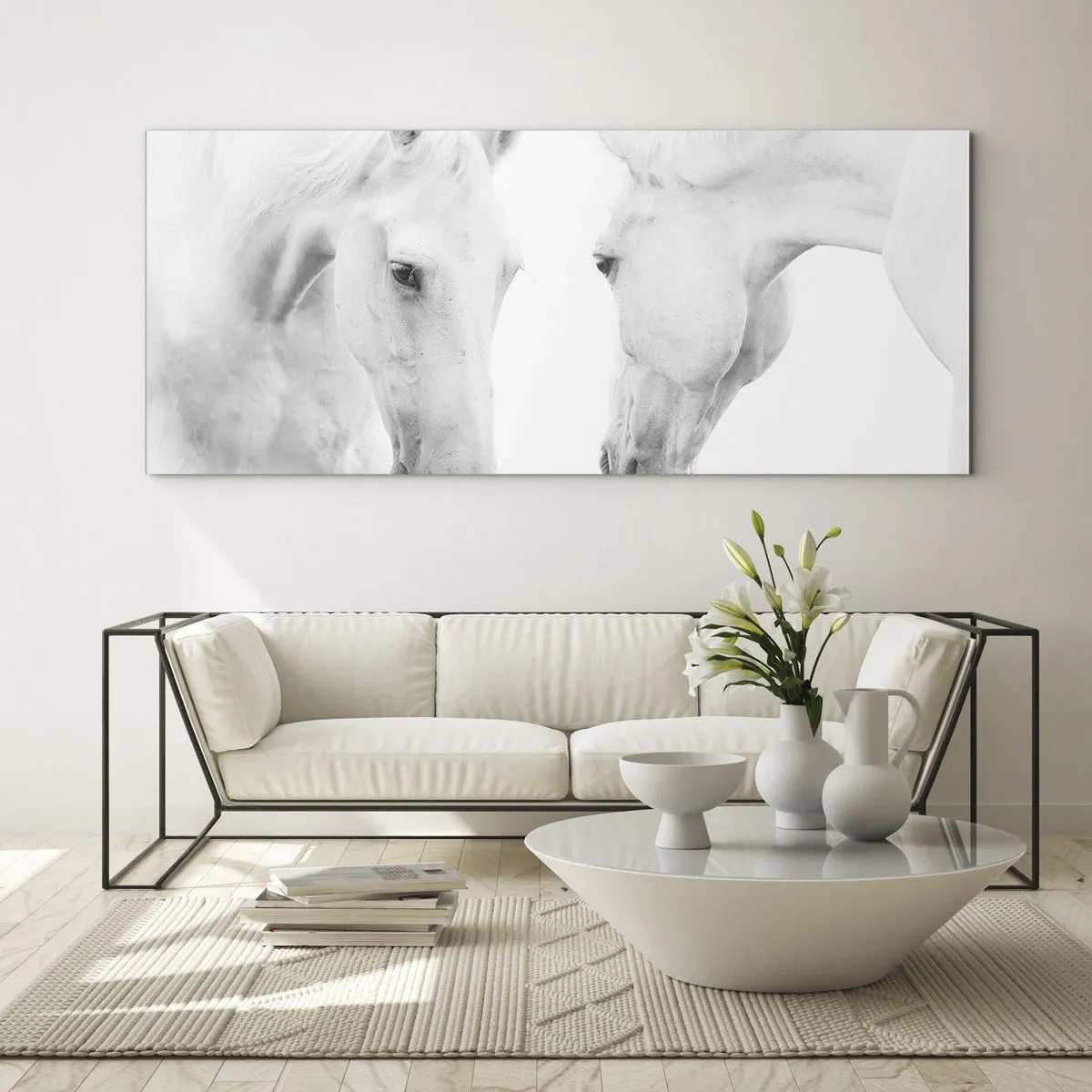 Impression sur verre - Image sur verre - Serait-ce de l’amitié? - 100x40 cm