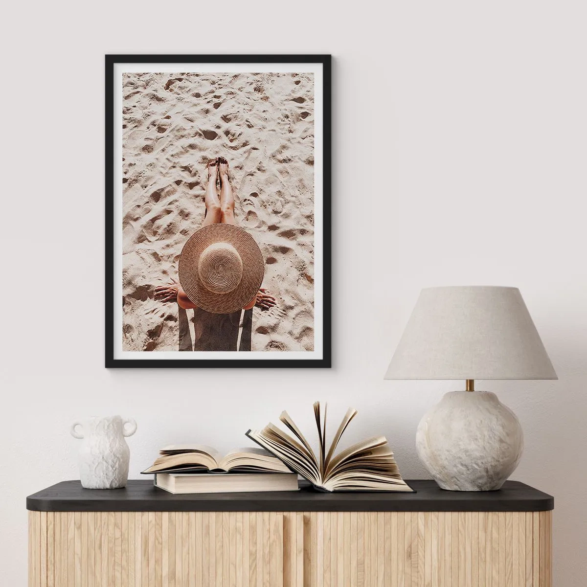 Affiche dans un cadre noir - Poster - Moment de rêve - 70x100 cm
