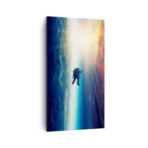 Impression sur toile - Image sur toile - Affronter l'univers - 45x80 cm