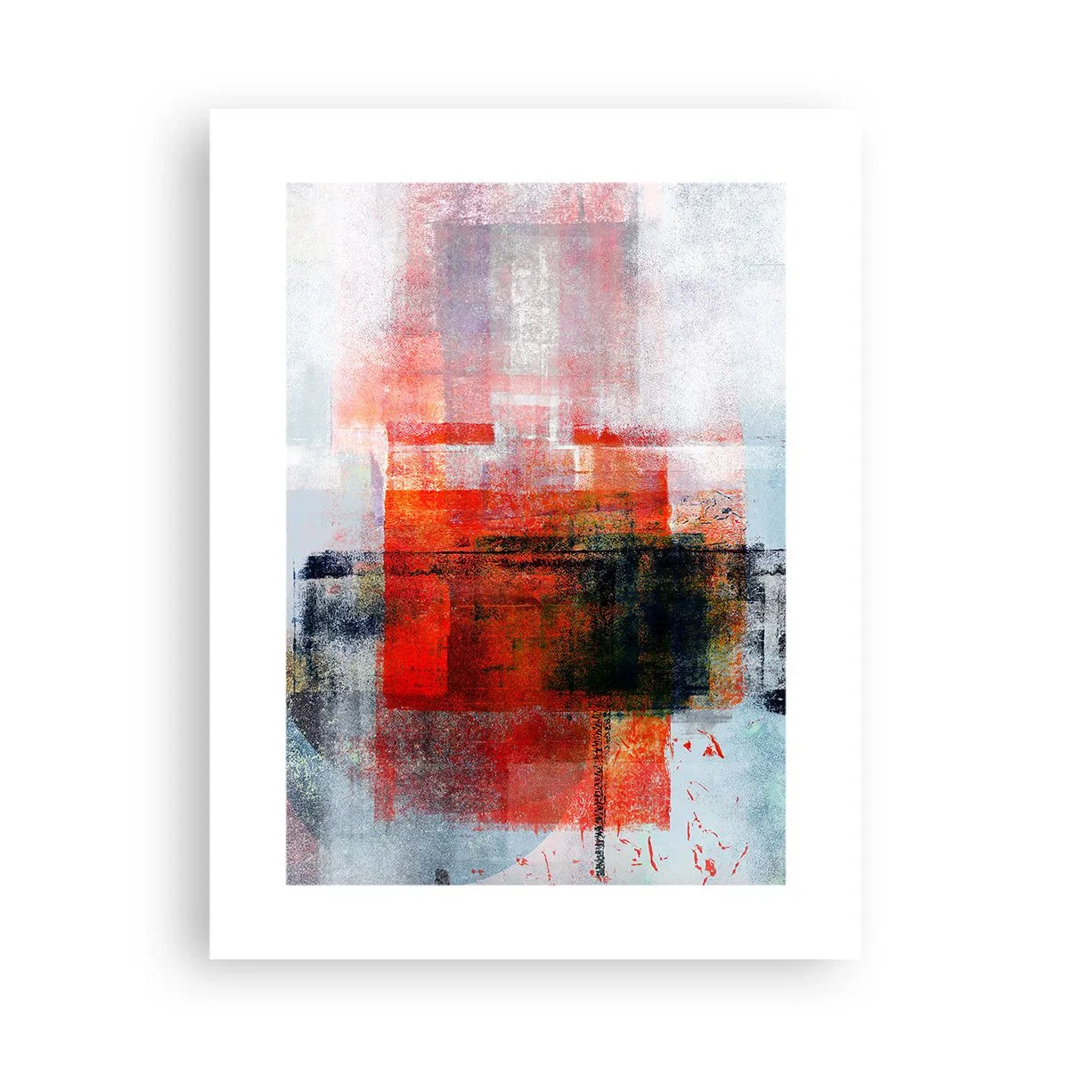 Affiche - Poster - Composition embrasée - 30x40 cm