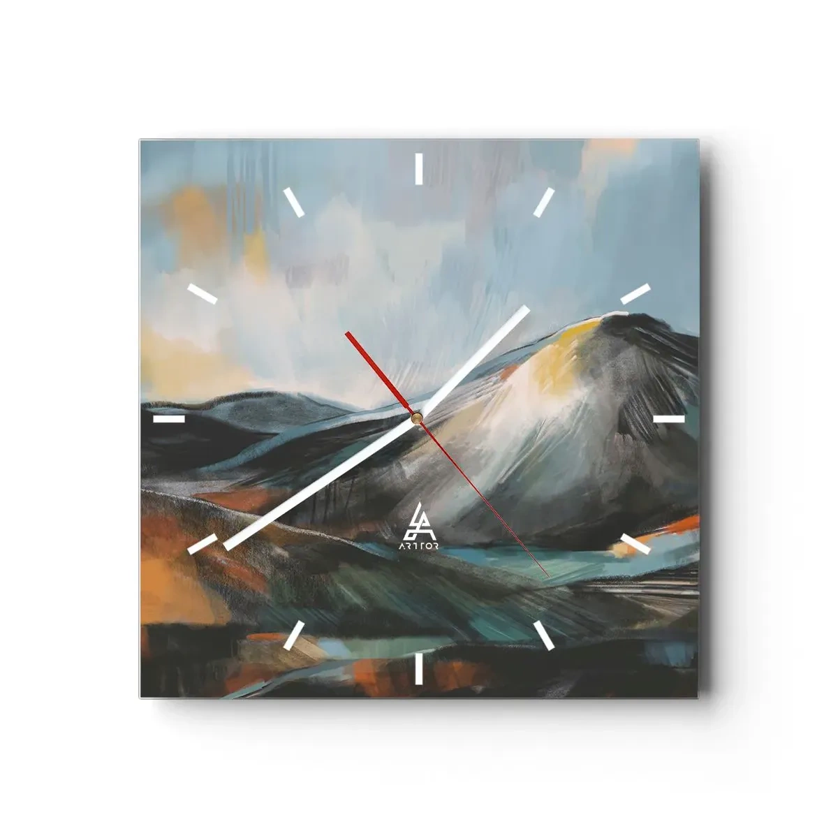 Horloge murale - Pendule murale - Brut et beau - 40x40 cm