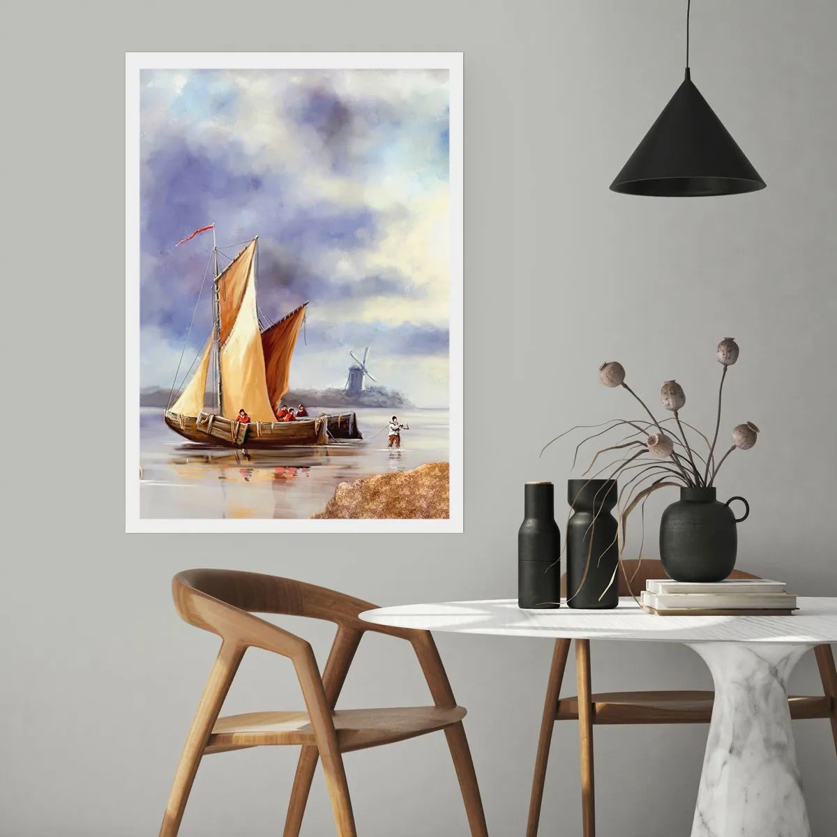 Affiche - Poster - Retour de marin - 40x50 cm