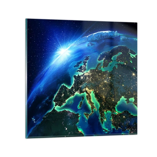Impression sur verre - Image sur verre - Europe pétillante - 40x40 cm
