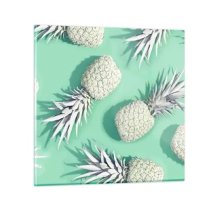 Impression sur verre - Image sur verre - Ils se combinent très bien avec la menthe - 30x30 cm