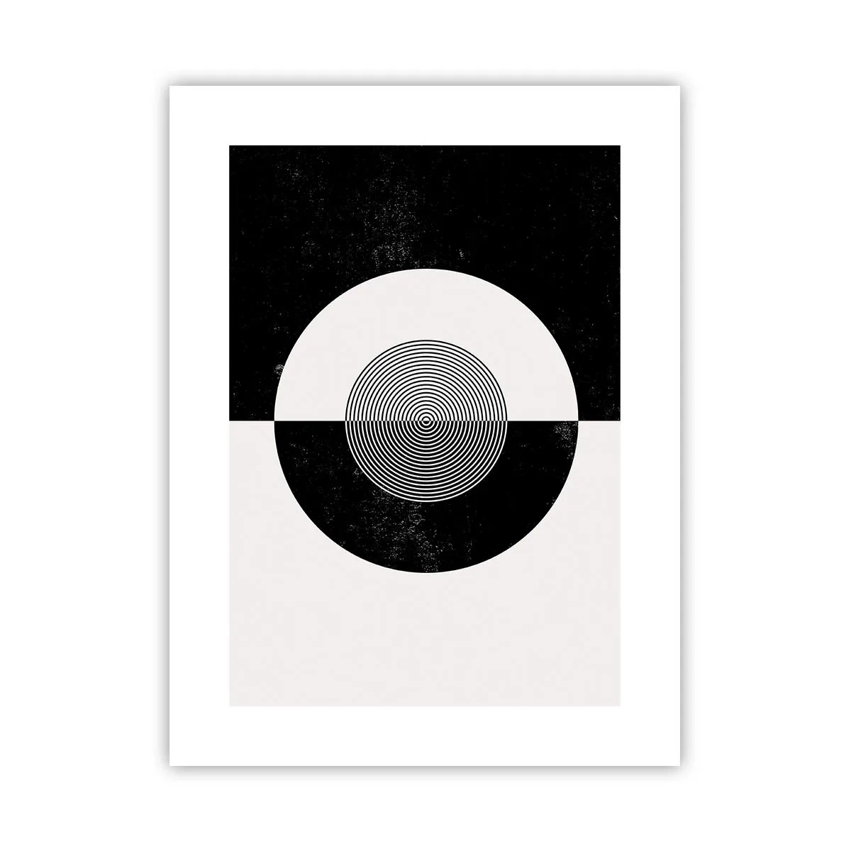 Affiche - Poster - Harmonie de noir et blanc - 30x40 cm