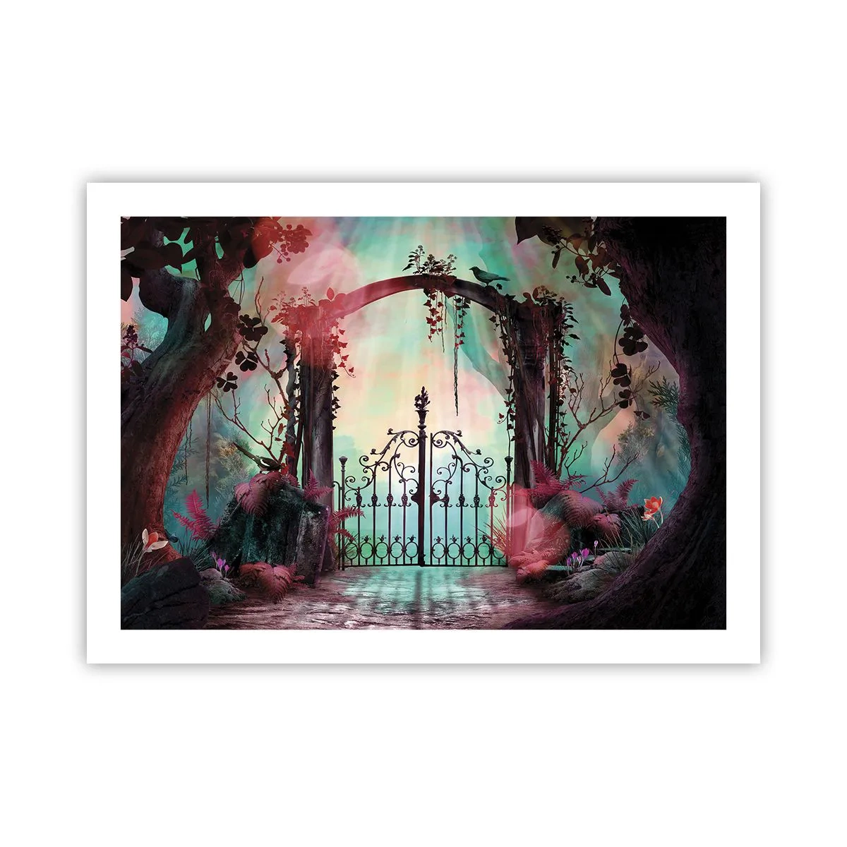 Affiche - Poster - Jardin secret - 70x50 cm