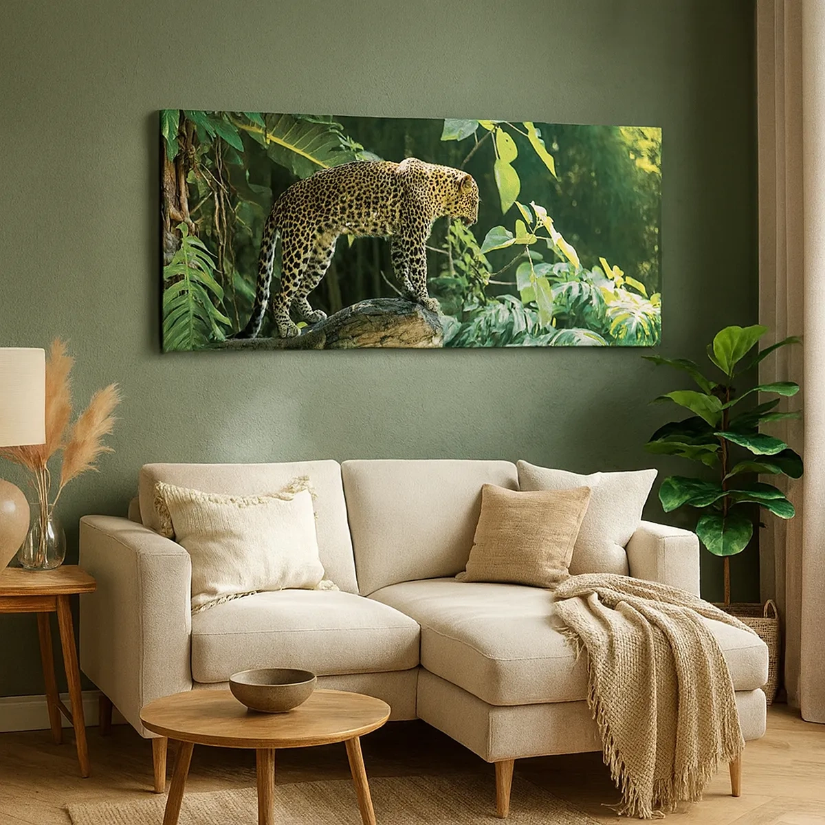 Impression sur toile - Image sur toile - À la chasse? - 30x30 cm