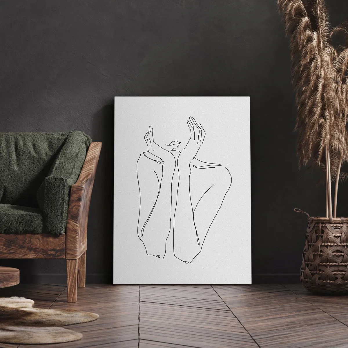 Impression sur toile - Image sur toile - De quoi rêvent les femmes - 45x80 cm